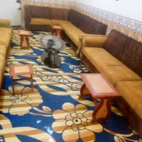 طخم قنفات دبل 20 مقعد مع طبلات سلايت 4 مع ميز زجاجي ثلاث طوابق النظافة...