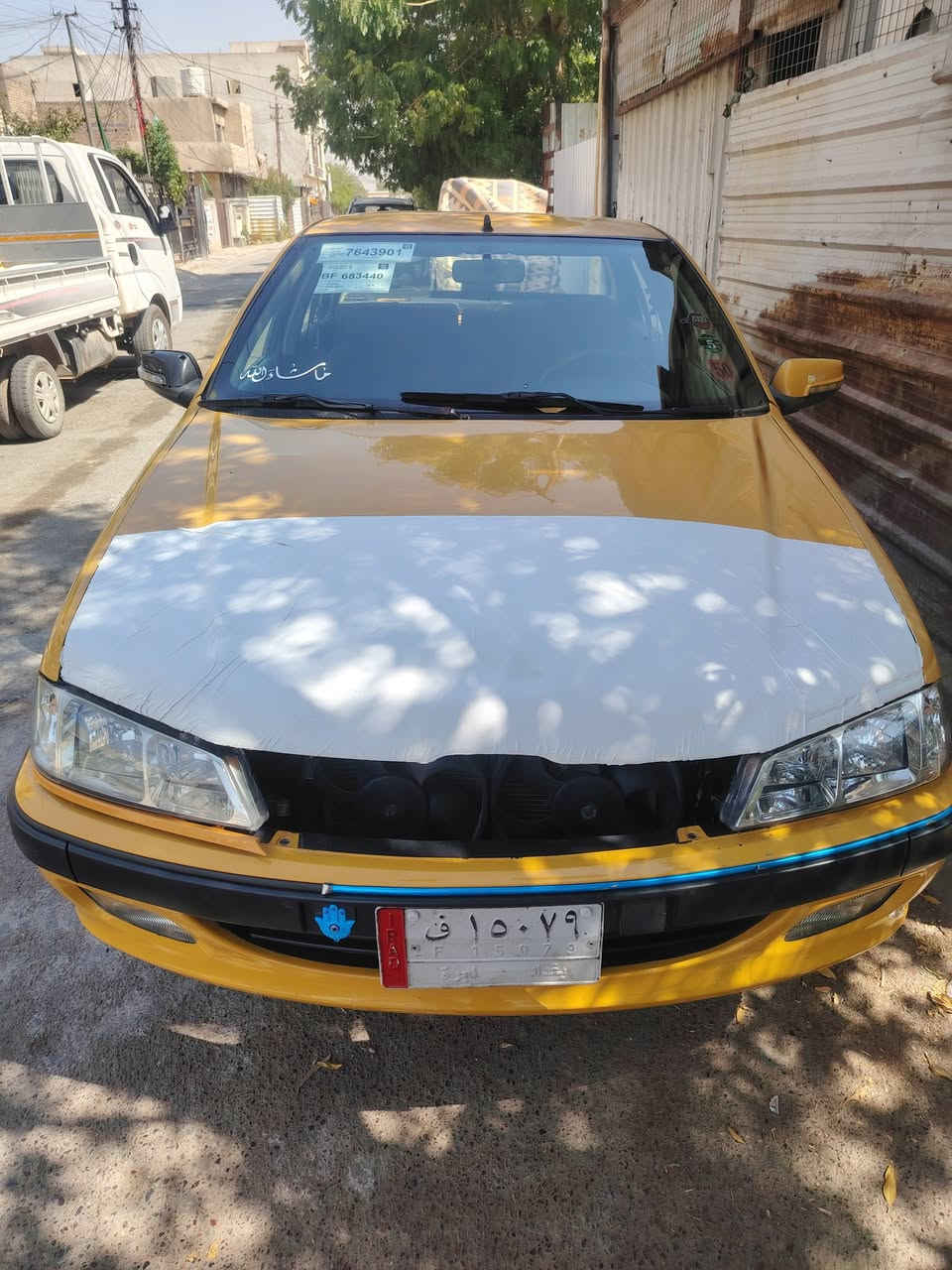بيجو موديل 2015للبيع تخم تاير جديد صدر امامي خلفي جديد تبريد شغال رقم بغداد كير مكينه جديد 37العنوان السياره الزعفرانيه غير متواجد عل الفيس ***********
