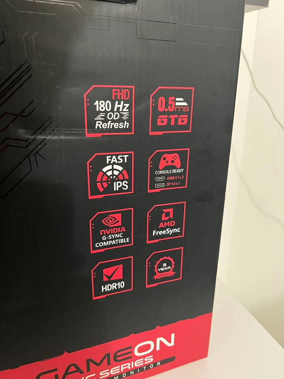 شاشه game on
180 hz
1080 دقه
Hdr
0.5 سرعهة الاستجابه
كارتوووووون جديده الشاشه
السعر 130
***********@
