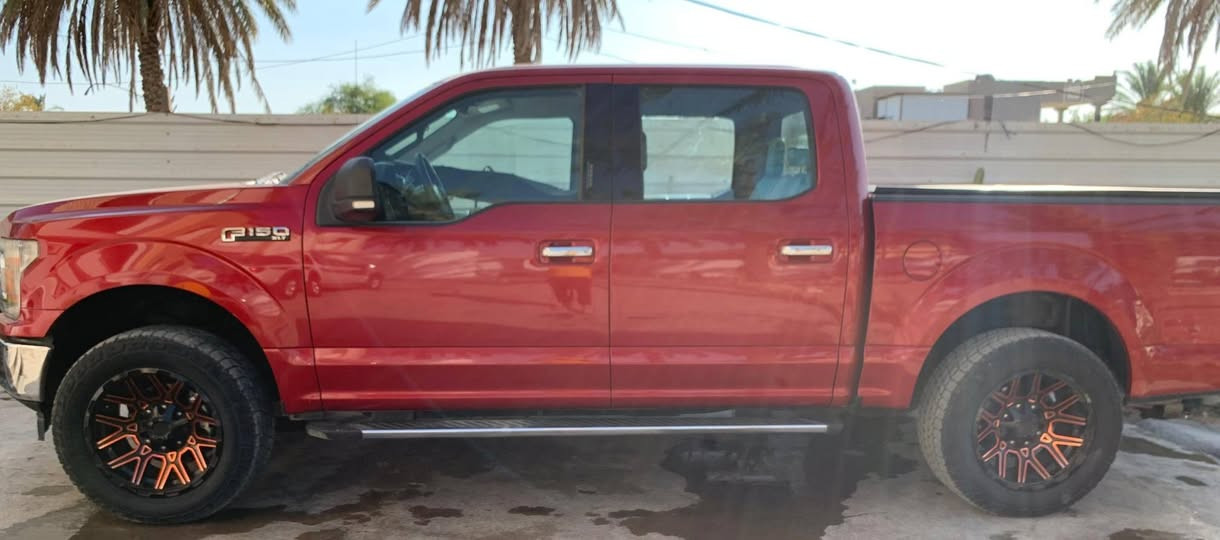 للبيع فورد F150 موديل 2020 – Texas Edition 🔴
🚘 فورد F150
الموديل: 2020
المحرك: 3.5 لتر توين تيربو (EcoBoost)
الممشى: 55,000 فقط وقابل للزيادة
باب طويل بدي قصير 
تدفئة كشنات
كشنات قماش مغلف جلد و البلادي بحاله ممتازه

تبريد ثلج

لون أحمر مميز
Texas Edition
رقم شاصي 1ftew1e4xlkf16381

📍 مكان السيارة: بغداد – الدورة
📞 للاستفسار والتواصل:
***********
💰 السعر: 21,200{شدتين و12 ورقه }والاستفسار عبر الاتصال أو الخاص.
السيارة جاهزة للمعاينة، والجاد يتفضل بالتواصل.
