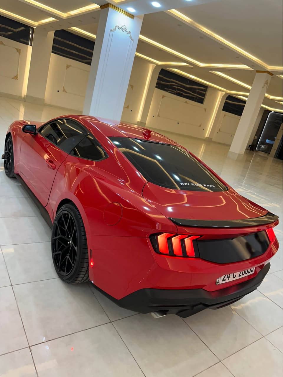 موستنج ايكوبوست2024  
Mustang ecoboost 2024 
 
لون احمر  🍎
فول مواصفات للأخير   
ماشية 28 mil
المواصفات : 
 رادارات 360 امامي خلفي جانبي 
 تدفئة وتبريد كشنات
تدفئة ستيرن 
 تشغيل عن بعد
 نقاط عمياء 
 كشن كهرباء
 حساسات 
تحديد مسار
 اوتو ستوب
 توقف ذاتي عند الاقتراب من السيارات من الامام والخلف 
 نظام ترحيب عند الاقتراب
قفل تلقائي
اشاير بالمري
 هيتر بالمري
 سايد بريك بصمة 
 فول تحكمات ستيرن
 اضاءة العالي اوتو
 شحن واير ليس
شاشة كبيرة متصلة بيها هواي خصائص وتحكم كامل بالسيارة من خلالها 
  وبقية مواصفات الفول ….
 
‏‎السيارة جديدة بمعنى الكلمة وبالواقع بعد احلى وترايها مال زيرو وكل التفاصيل مذكورة بالكامل 
ملاحظه 

السيارة وارد امريكي جاملغ وبنيد جملغ كلير كير مكينة ضمان بشرط ترايها مال زيرو ايرباك ستيرن راجع سيستم بلادي 
سعر  ١٩٦$ 
*********** واتساب موجود 
مكان سياره دهوك 
البيع او مراوس ب رقم شيمالي دهوك, العراق
