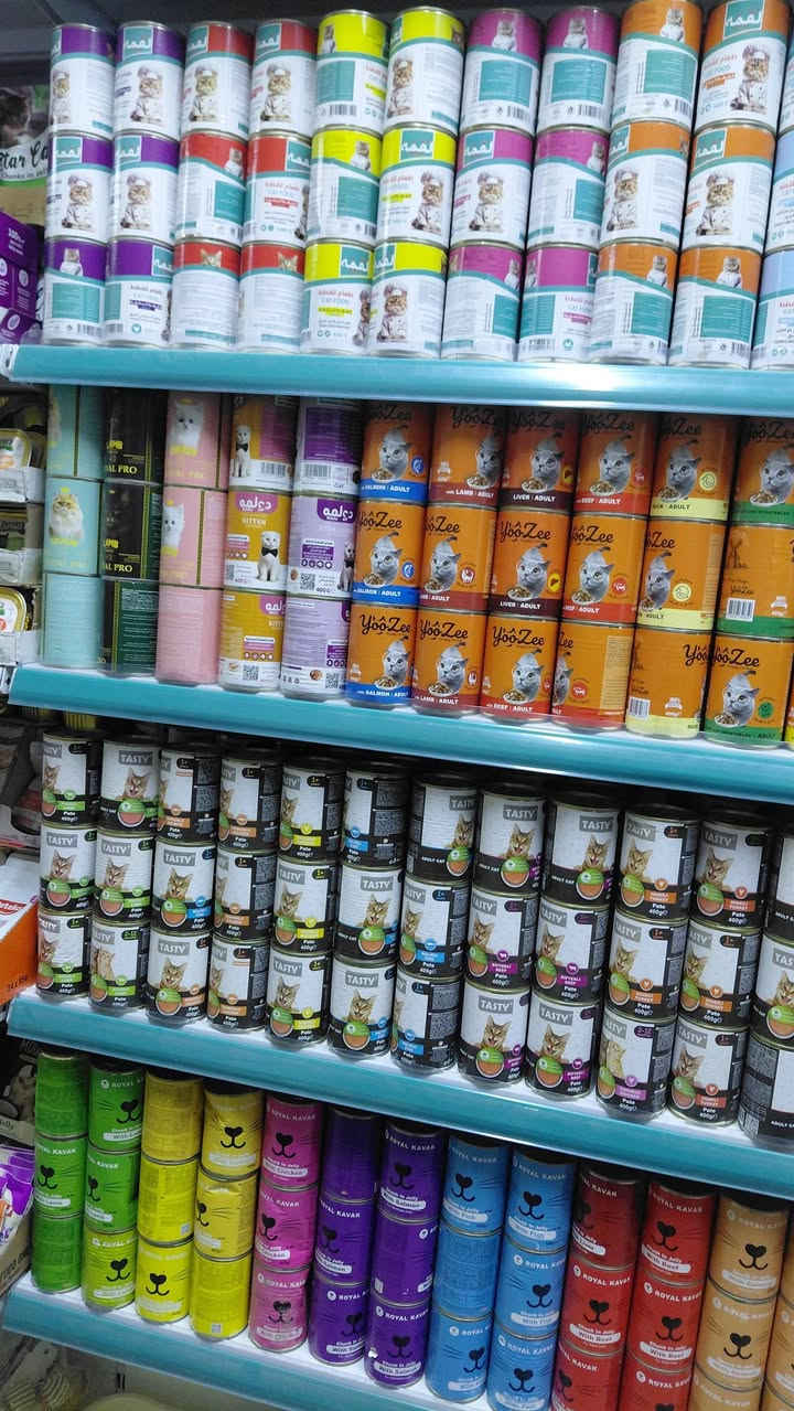 مستلزمات قطط • طيور • توصيل الحسينية