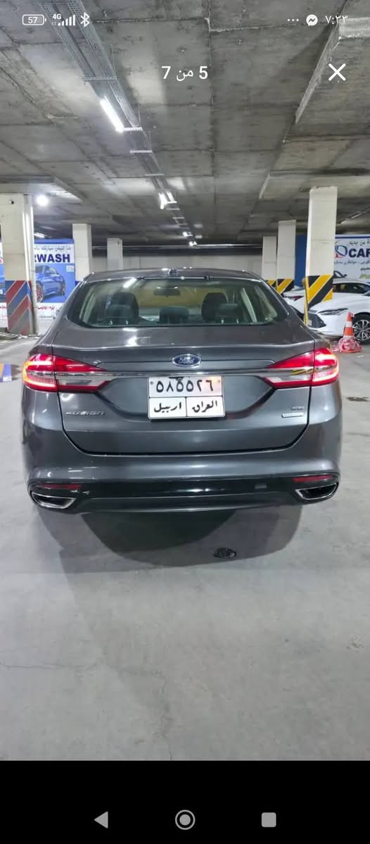 فۆرۆ فیوژن ٢٠١٨ ئیکۆ بۆست ١٦ وەرەقە غرامەی لەسەرە دوای رێکەوتن دەی دەمەوە
چوار پارچەی بۆیاغە بێ داخیلی بێ ئێرباگ هەموو گیانی بەشەرتە گێر و مەکینە بەشەرت سحری ٨٥ کەمێک مەجال *********** أربيل, العراق

نص مكتوب في الصور:
- 6 من 7
- 5 من 7
- 2 من 7