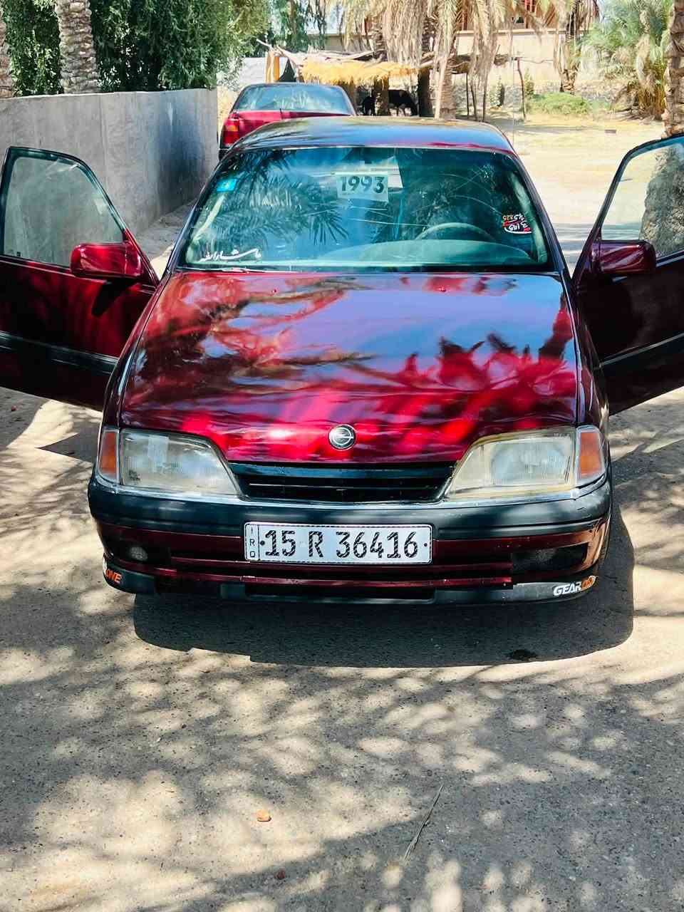 السلام عليكم 
للبيع اوبل اوميكا موديل 1992 محرك 2000 بلادي رقم انبار دولي تحويل مباشر سنويه للـ2031 جديده هزه جديده كير محرك صدر اكسل كله جديد نظيفه جدد السياره صبغ عام جماليه كهربائيات كلها شغاله #السعر_32 مكان السياره الرمادي ***********
