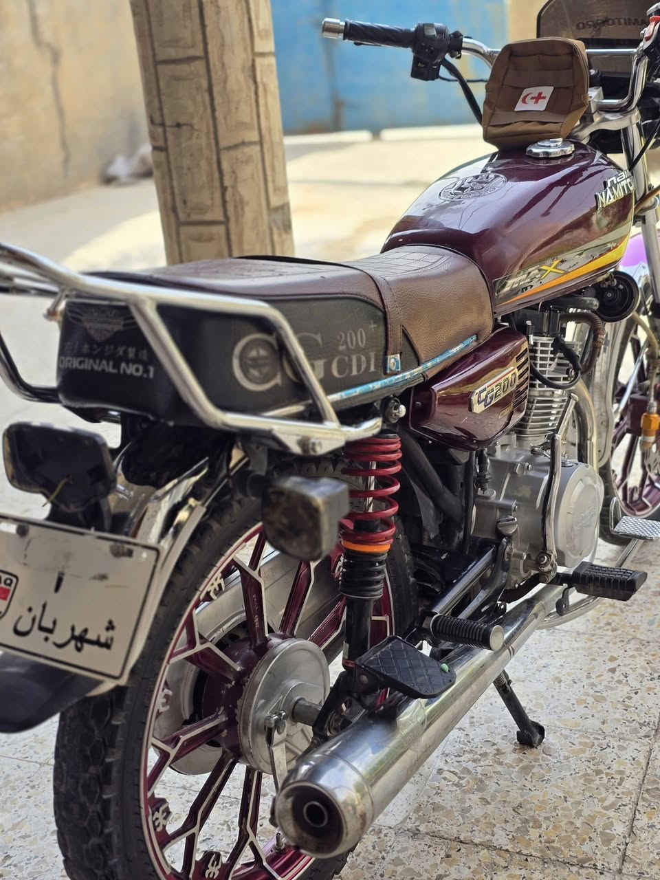 🛑بيع او مراوس
🛑ناما برو 

🛑مديل 25

🛑محرك 200cc

🛑نقصها فقط بك لايت و اشارة امامية يمنة

🛑العنوان ديالى المقدادية 

رقم الهاتف /***********
