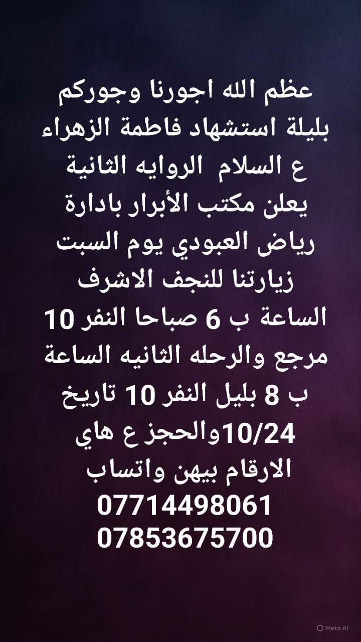 زيارة النجف • رياض العبودي • 10/25