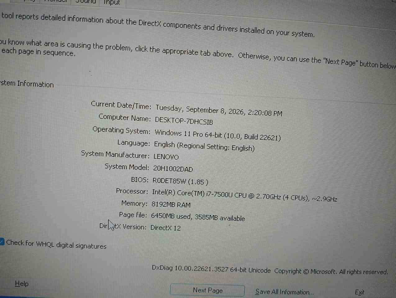 لابتوب للبيع الموصفات كور أي 7 الجيل 7 الرام 8 الهارد ssd256 كرت شاشه خارجي 2 كياكا mx 940  السعر 300 ألف وا بي مجال للطيبين الرقم *********** وآتس اب موجود
