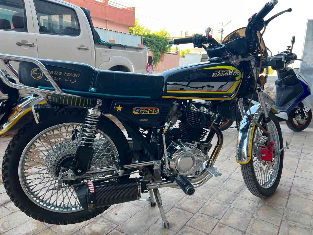 للبيع ميتور نامي برو 2024
مكينة كبس 250Cc
الميتور نضيف كتير
كهربائيات شغال كلشي ماناقصو شي سلف هندر اشارات لايتات كلو شغال 
منفيس موجود +وصل شراء من مكتب
سعر وباقي التفاصيل تواصل واتس اب
***********
