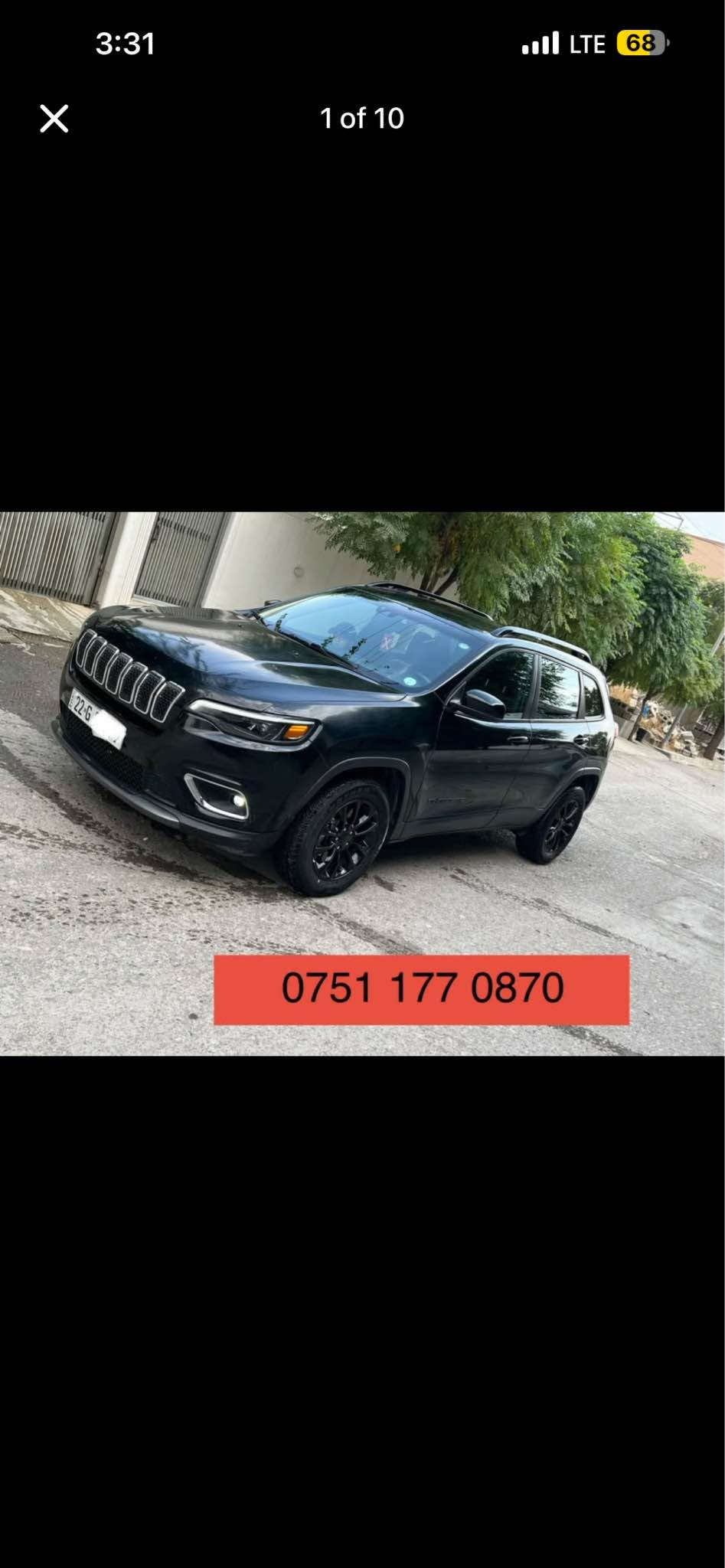 Jeep Cherokee 2023 black Top awd
سعر🔥🔥 128$ مجال
٠۷٥۱۱۷۷٠۸۷٠
بصمە شغال رادار دبل اکسل سندوق شفط شاشە گەورە برێک بصمە و ئۆتۆ هۆلد ئۆتۆ ستارت کوشن هیتر کوشن جلدو کوشن کارەبا سوکان هیتەر پێنج مۆدی لێخورین دەبل گێر حساسی ناو دەعامی راداری دواوەو ئاوینەکان و خەتی جادە فول تحکمات ستیرن
دەرگا بصمە وویل کرۆم لایت لیدو زینۆن بلاجکتۆرو تولی سەر سەقف 
مکینە ۲٤ چوار پستۆن 
بونید جملاغ بۆیاغە بێ ناو گرتن شوخت و ساردی نیە
گێرو مکینەو کارەبای تەبرید بەری یزۆز بەشەرت
شوێن قەلادزێ📍
تکایە کریار نیت سەرمان مەهێشێنە لەگەل ڕێزدا رانية, السليمانية

نص مكتوب في الصور:
- ***********
- 3:31 LTE 68 4 of 10