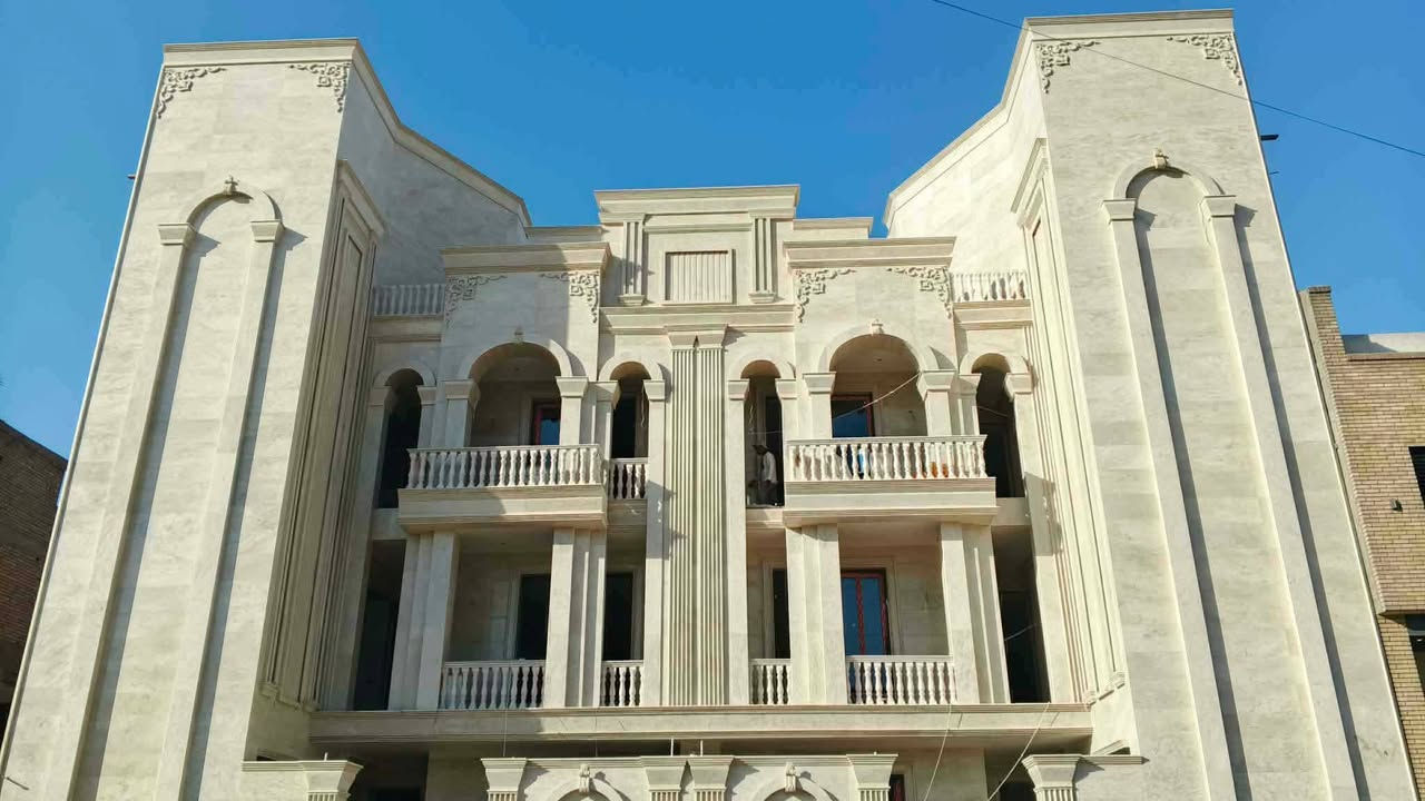 كادر لتغليف كافه انواع الواجهيات بلمرمر وحجر طريقه العمل لحيم ميكانيكي وانواع الديكورات ونقشات وبسعار مناسبة الاتصال او الاستفسار ***********
