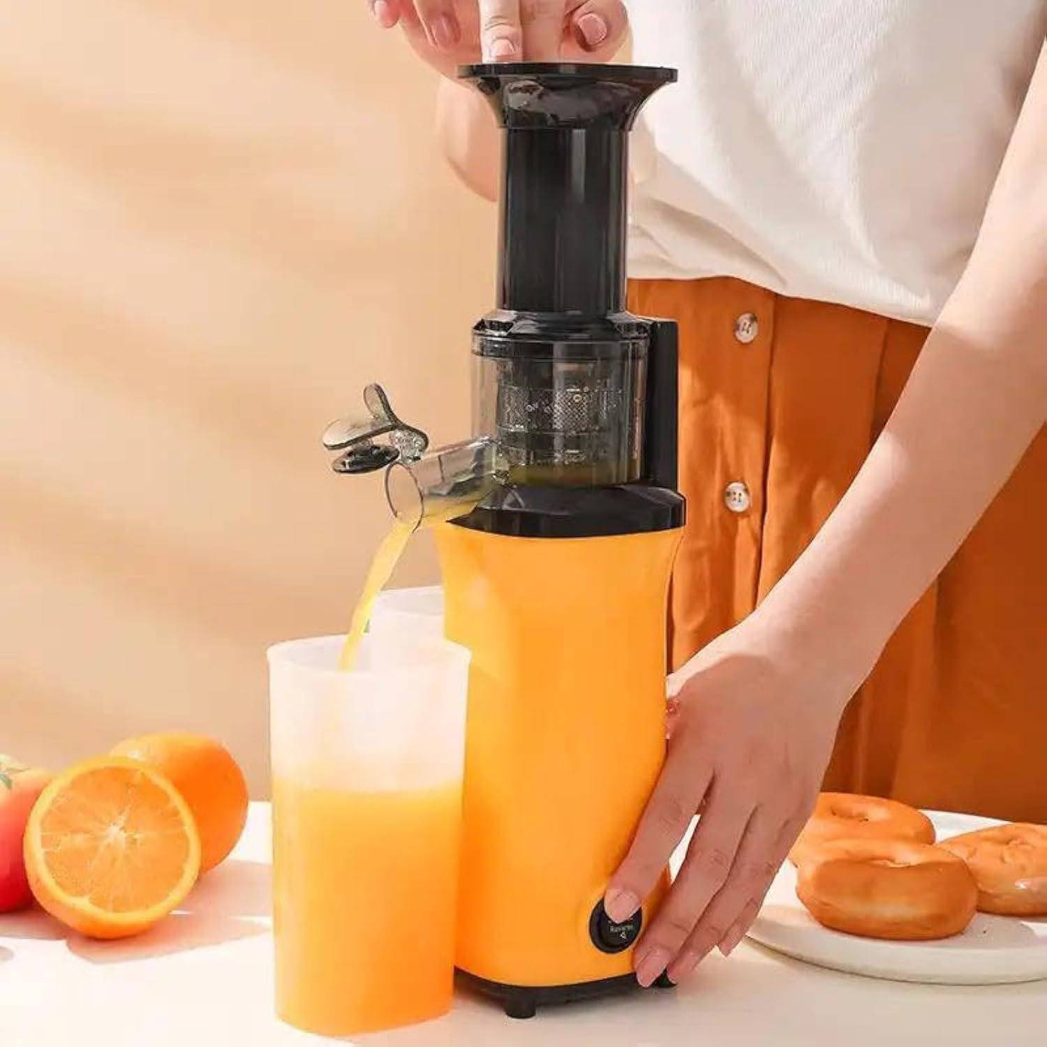 عصارة فواكه قابلة للتفكيك والغسل
Juicing machine removable and washable body MEILEYI

🔷الاستخدامات

🔹تحضير العصائر الطازجة من مختلف أنواع الفواكه والخضروات

🔹مناسب للعصائر الصحية ذات الجودة العالية بفضل عملية العصر  البطيء

🔹مثالي للاستخدام في المنازل والمطاعم الصغيرة

🔹المميزات

🔹تصميم جذاب وأنيق يناسب جميع أنواع المطابخ

🔹سهل الاستخدام والتنظيف بفضل أجزائه القابلة للفك والتركيب

🔹فوهة عريضة بحجم 85 مم تتيح إدخال الفواكه كاملة بدون الحاجة إلى تقطيع

🔹محرك بطيء يقلل من سرعة العصر لمنع الأكسدة ويحافظ على جودة العناصر الغذائية

🔹كفاءة عالية في استخراج العصير مع صوت منخفض أثناء التشغيل

🔹خاصية العكس التلقائي تمنع انسداد الآلة أثناء العصر

🔹نظام حماية من الحرارة الزائدة لضمان أمان الاستخدام

🔹قفل أمان لتشغيل آمن وفعّال

🔹أبعاد المنتج: ارتفاع 36 سم، عرض 10سم، طول 30 سم

🔹قدرة كهربائية 350 واط، تعمل على جهد 220-240 فولت، 5060 هرتز

🔹هيكل متين ومصنوع من مواد عالية الجودة لضمان عمر طويل

💳 ألسعر / 26،000 IQD
🚚يوجد خدمة توصيل
بغداد/ 3000 IQD
ألمحافظات/ 5000 IQD

نص مكتوب في الصور:
- SLAG-JUICE SEPARATION
- FEED PORT FEED BARREL SCREEN JUICE OUTLET EJECTOR ROD SCREW PROPELLER JUICE COLLECTING CUP JUICE MACHINE HOST