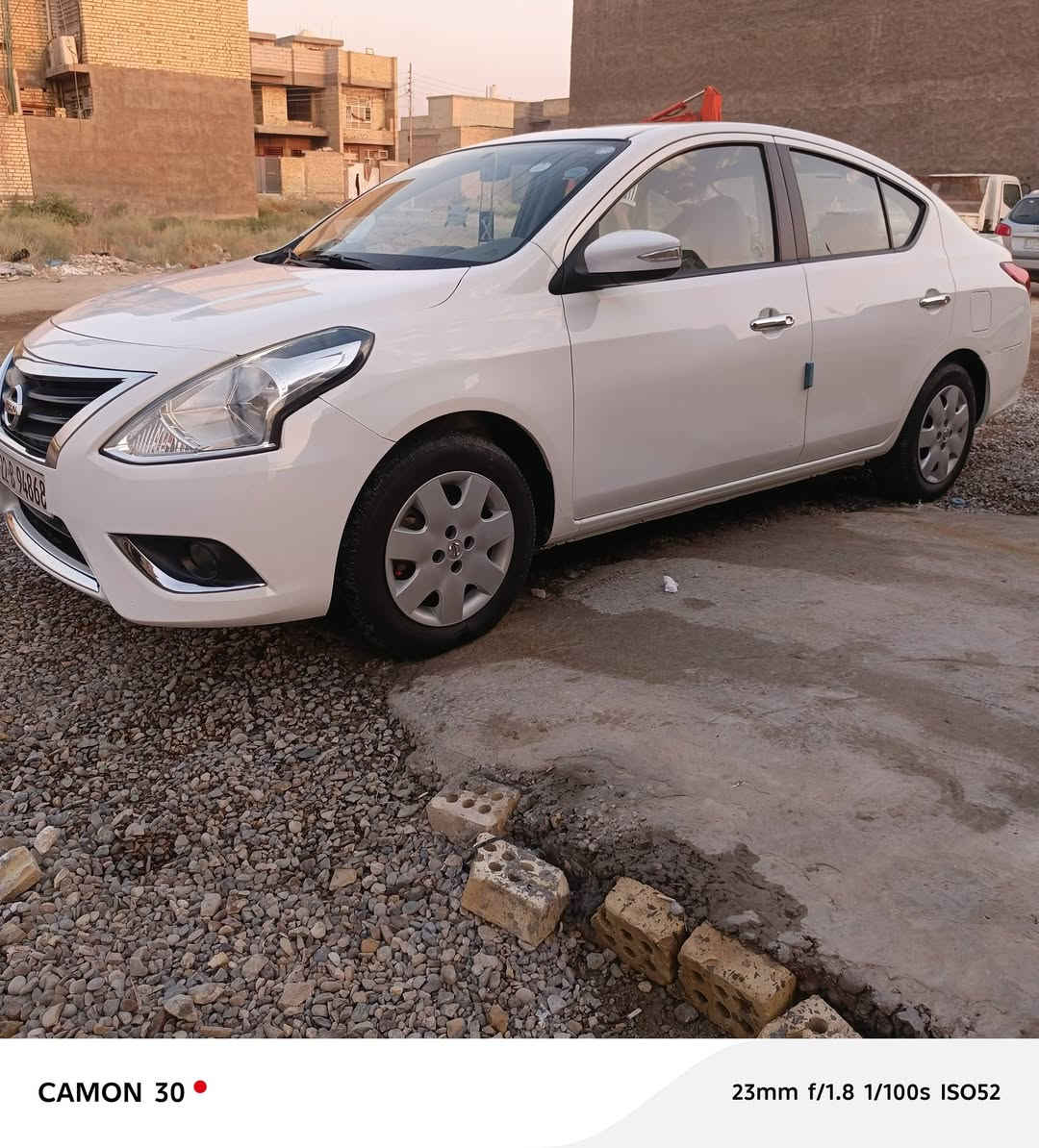 نيسان سني مصري
2024 
بيها منظومة غاز
بيها بارد قليل ما امبين اباب السايق 
وصبغ ربع الجاملغ الخلفي ناشر الضربه 
السيارة جاهزة تاير الشركه بيها
كير محرك تبريد حدادية
 مكاني بغداد الزعفرانية حي الأمانة
 ***********
السعر
110
بيها مجال
رقم أربيل تحويل أو وكالة

نص مكتوب في الصور:
- CAMON 30  23mm f/1.8 1/126s ISO50
- CAMON 30  23mm f/1.8 1/100s ISO195
- CAMON 30 • 23mm f/1.8 1/100s ISO96
- CAMON 30  23mm f/1.8 1/100s ISO52
- CAMON 30 23mm f/1.8 1/123s ISO50