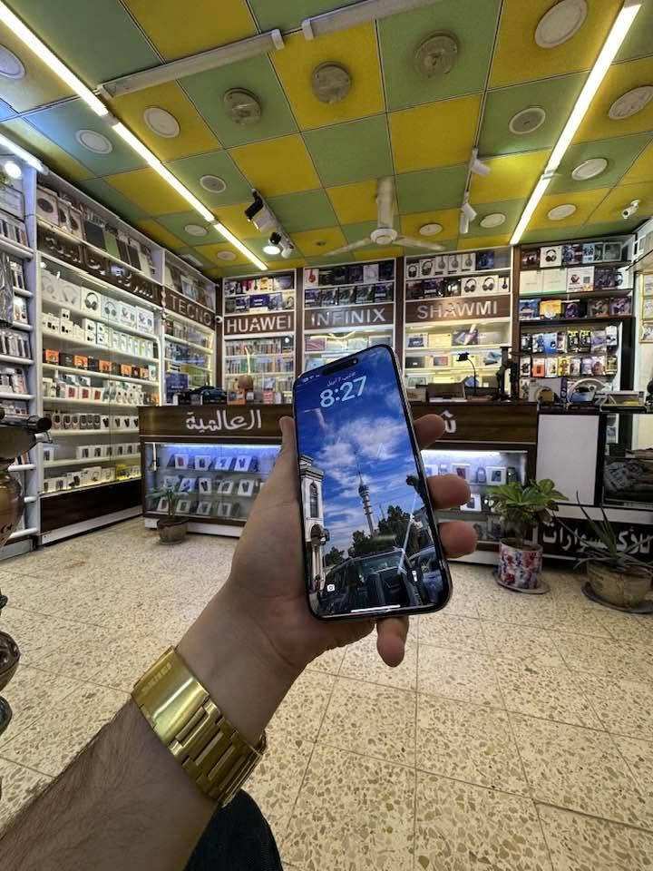 عرض خاص
من شركه العالميه للاتصالات 
ايفون 15 بروماكس
ذاكره 256
السعر 700 الف
عنوان الشركه واسط
صويره شارع المركز
*********** حجي ناصر واتساب
