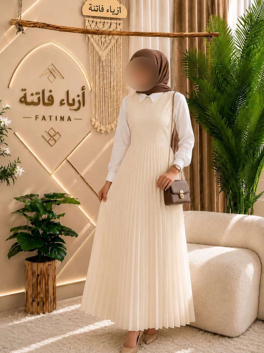🖊️ االــخـــــــاامــة (: 
كريب الروزالين ) :- هو احد انواع الاقمشة الممتازة الي ماسكة نفسها وماتلزك ؏ــلى الجسم ولا يخيل وميحتاج الى كوي بس شي بسيط

ازياء فاتنة 
اختيار الفاتنات 
فستان المحجبات من ماركة فاتنة 
قطعة رح تعيد ترتيب ڪُـل ملابسنا 
الفستان البليسية اللطيف 
• ⁠فصال مرتب ؏ الجسم 
• طول الفستان 165 سم 
• االــخـــــــاامــة معتمة محتشمة 

الالوان (: 
الابيض 
الرصاصي
النيلي 
الاسود 
الزيتوني 
والقهوائي
يعني 6 الوان اساسية 
___________________________ 
🖊️ االــخـــــــاامــة (: 
كريب الروزالين ) :- هو احد انواع الاقمشة الممتازة الي ماسكة نفسها وماتلزك ؏ــلى الجسم ولا يخيل وميحتاج الى كوي
___________________________ 
القياسات عادية وخاصة 

القياس العادي ):- 
🌱قياس 1/2:- 
تلبس وزن من 70 الى 85 كــــيـلـو ⚖️ 
يعني يلبس قياس. 42 .  44 .  46 . 

القياس الخاص ):- 
🌱قياس 3/4:- 
تلبس وزن من 90 الى 120 كــــيـلـو ⚖️ 
يعني يلبس قياس. 48.  50.  52.  54 
___________________________ 
سـ✿ـــعـــر  الفستان بـــ 50 الفــــﮯ 
________________________________ 
مع الهاينك  هدية 🎁 

للحجز والاستفسار المراسلة ؏ــلى الواتساب :- *********** 
او ؏ الرقم الثاني *********** 
او ؏ فــــاتــنــة 2 ← fashion_fatina2
#ازياء_فاتنة

نص مكتوب في الصور:
- ا̍ل̍خ̍ــا̍ام̍ة ۠:)
- كريب الروزالين ) :- هو احد انواع الاقمشة الممتازة الي ماسكة نفسها وماتلزك على الجسم ولا يخيل وميحتاج الى كوي بس شي بسيط
- أزياء فاتنة أزياء فاتنة - F A T I N A - كل تفصيلة تحكي قصة من الأناقة تفاصيل جودة ألوان راقية
- أزياء فاتنة أزياء فاتنة - F A T I N A - ألوان راقية جودة تفاصيل كل تفصيلة تحكي قصة من الأتاقة