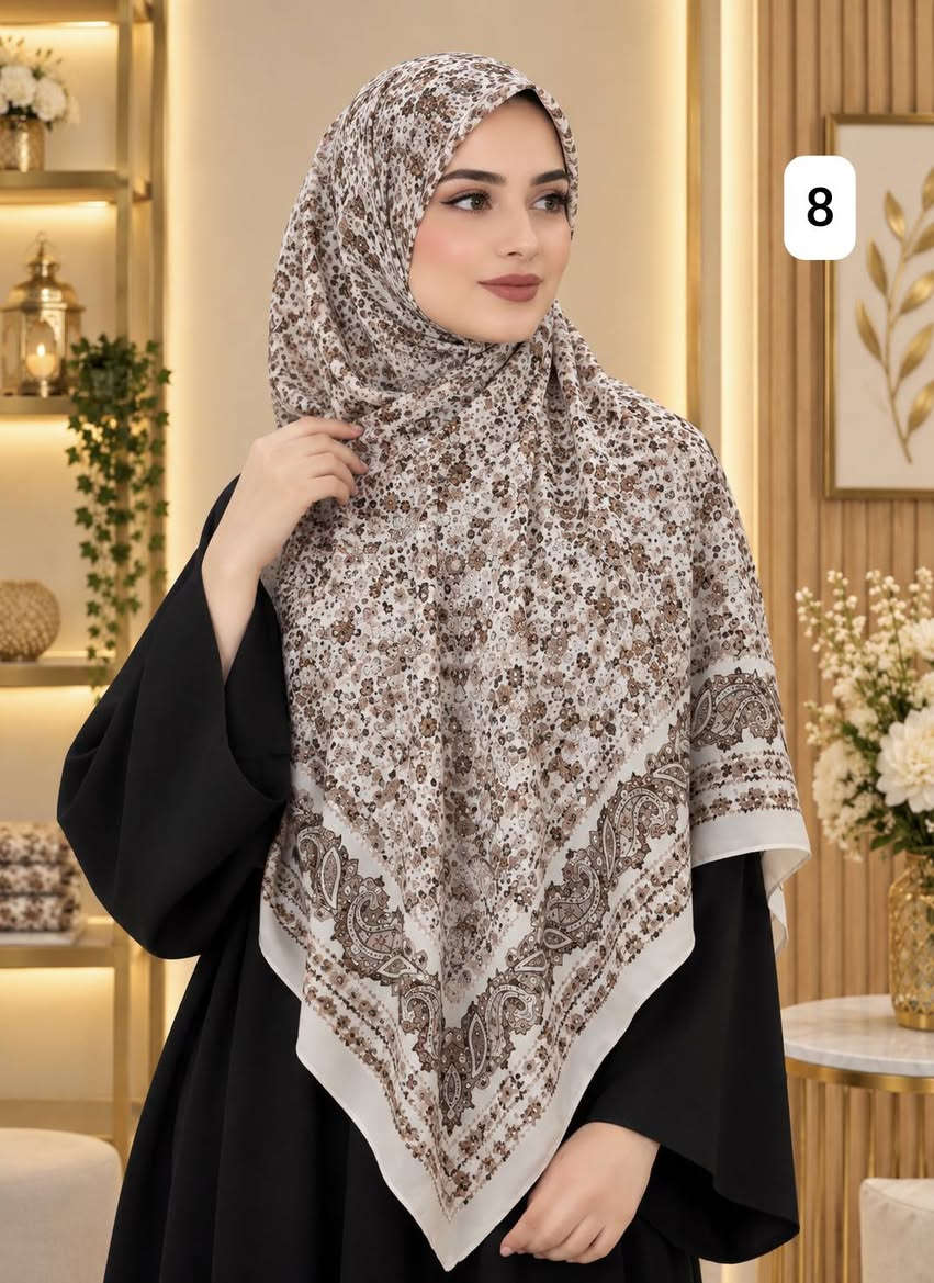 حجابات المودة • قطن ليكرا تركي • قياس 120