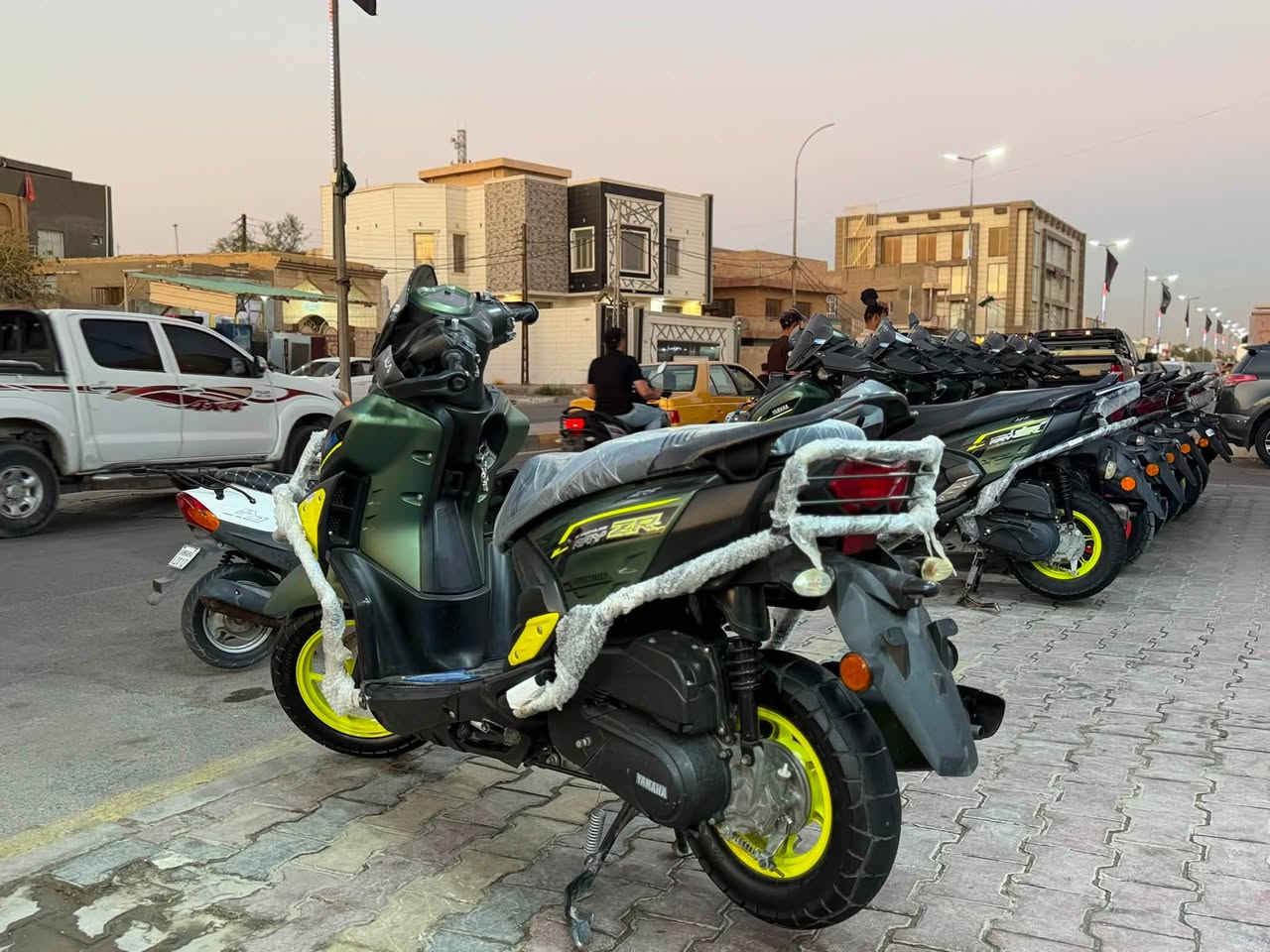 ســلام عليڪم 🤝
⭕️YAMAHA ZR  2024
🩸مكفوله بحاله الوكاله 🔴 🟣 🟢
‎
‏‎للاستفسار ***********☎️  .شارع المحافظه ‏‎متوفر🟥بيع🟥شراء🟥مراوس🚦اقصاد⭐️
