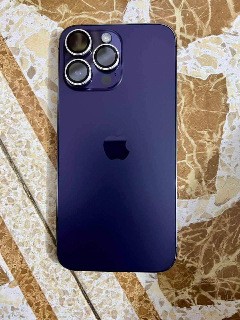 📱 الجهاز: آيفون 14 برو ماكس (iPhone 14 Pro Max)
 💾 الذاكرة: 256 
 💳 الشريحة: دبل سيمكارت (Dual SIM)
 🔋 نسبة البطارية: 87%
 ✨ النظافة: 100% (أخو الجديد، بدون أي شخط)
 💰 السعر: 1,000,000 (مليون دينار)
📍 للتواصل والاستفسار:عبر الصفحه 
📞 رقم الهاتف: [***********]
