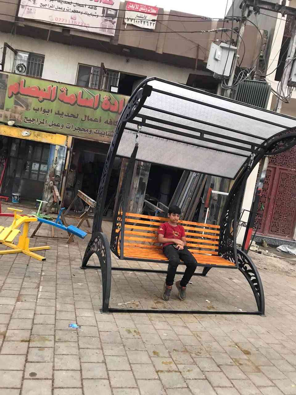 السلام عليكم
زبائنا الكرام
لدينا #مراجيح و زحليكه وميز طعام وسنادين  
صناعة محليه الاولى في بغداد عمل يدوي
باسعار مناسبة مع الضمان سنة تشمل العمل وصبغ بلاش 
المرجوحة الأكثر طلباً رجعتلكم بسعر جديد وألوان مختلفة!

والتوصيل بغداد المحافظات! 🚚💨

ليش تختار مرجوحتنا؟

🔹 خامات قوية ومتينة
🔹 تصاميم عصرية تناسب كل الأعمار
🔹 أسعار تنافسية وعروض خاصة لفترة

✔️ متانة وجودة عالية
✔️ تصميم أنيق ومريح
✔️ مثالية للكبار والأطفال
✔️ سهلة التركيب والاستخدام
✔️ تتحمل وزن لحد 300 كيلو
✔️ تحتوي على مظلة متحركة
موقع المعمل  بغداد البنوك تقاطع الفلسطيني
بهاء البصام : ***********
