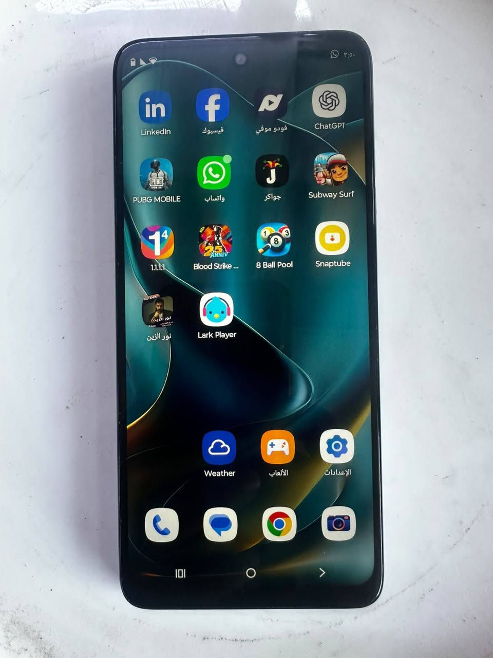 سلام عليكم 
جهاز للبيع او مراوس 

Motorola Moto G05 / 4-128 GB

بسعر🔥🔥125 الف دينار🔥🔥

 بمواصفات مثل شاشة IPS LCD مقاس 6.67 بوصة بدقة HD+ ومعدل تحديث 90 هرتز، ويعمل بمعالج MediaTek Helio G81 Extreme، مع ذاكرة وصول عشوائي (RAM) بسعة 4 جيجابايت وذاكرة تخزين داخلية بسعة 128 جيجابايت قابلة للتوسيع. كما أنه يحتوي على كاميرا خلفية رئيسية بدقة 50 ميجابكسل، وكاميرا أمامية بدقة 8 ميجابكسل، وبطارية بسعة 5200 مللي أمبير تدعم الشحن السريع بقوة 18 واط

للاستفسار الاتصال على الرقم 
*********** واتساب
