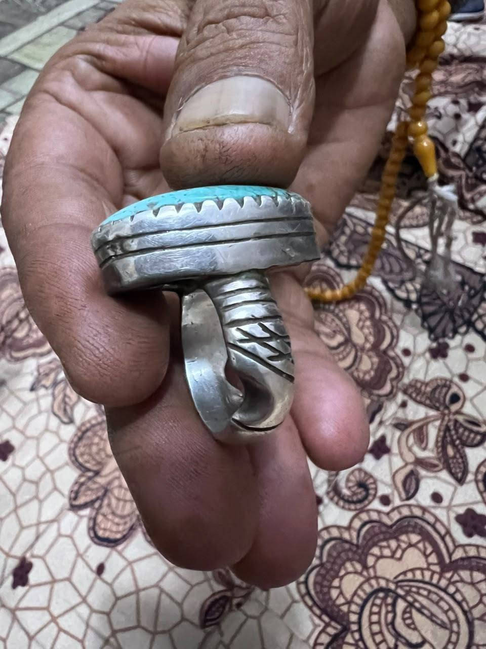 محبس فيروز ج عنكبوت صياغه ثكيله حجم جبير سعرة ب١٠٠  مكاني بغداد سبع اقصور ***********
