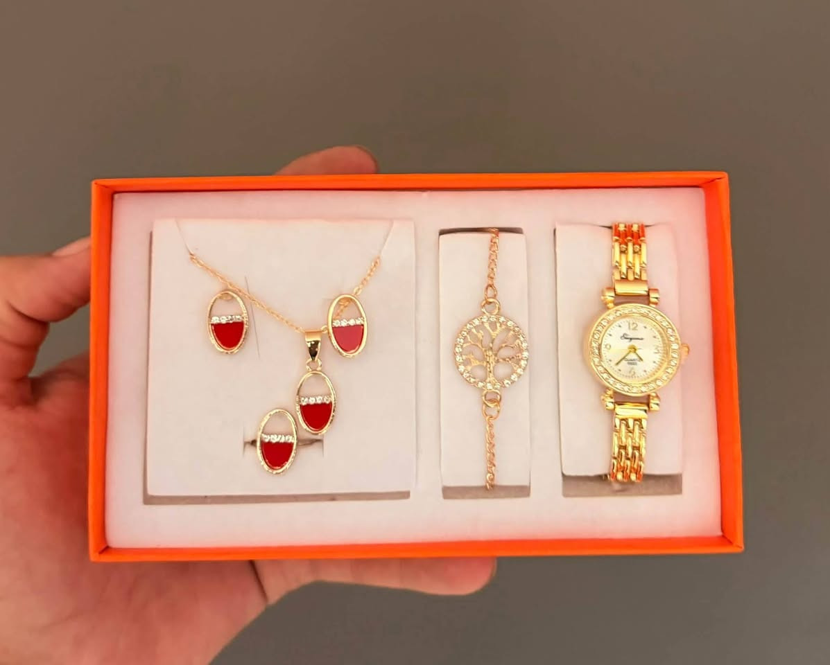 اجمل العروض الهدايا لطالباتنا الحلوات
❤️
سيت نسائي رائع جدا 🔥
المحتويات 
ساعة واكسسوارات

السعر 10 الف فقط ✅✅
***********
للحجز يرجى التواصل واتساب ❤️

او مراسله الصفحة ✅
توصيل مجاني 😍😘
