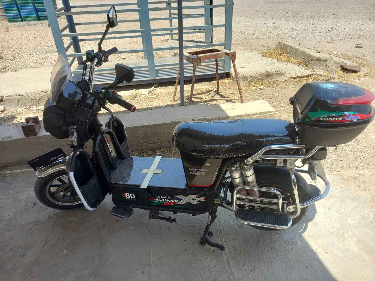 السلام عليكم دراجة شحن للبيع بعدها حيل نضيفه
مديل 24
باتريات نص عمر 

قفلها 500 

للاستفسار، ***********
