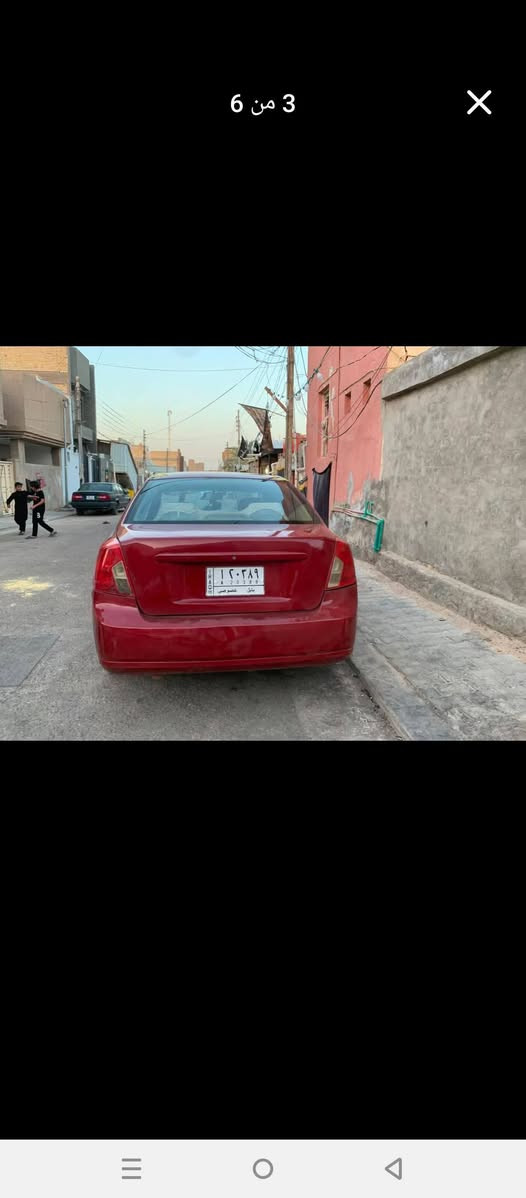 سياره فورنزا للبيع
السياره مال جناي
 كير
 مكينه مكفولات 
تبريد شغال 
السياره مصبوغه جماليه 
رايده ب٥٥ وبيه مجال الشراي يتصل ***********

نص مكتوب في الصور:
- 3 من 6
- 2 من 6
- 1 من 6