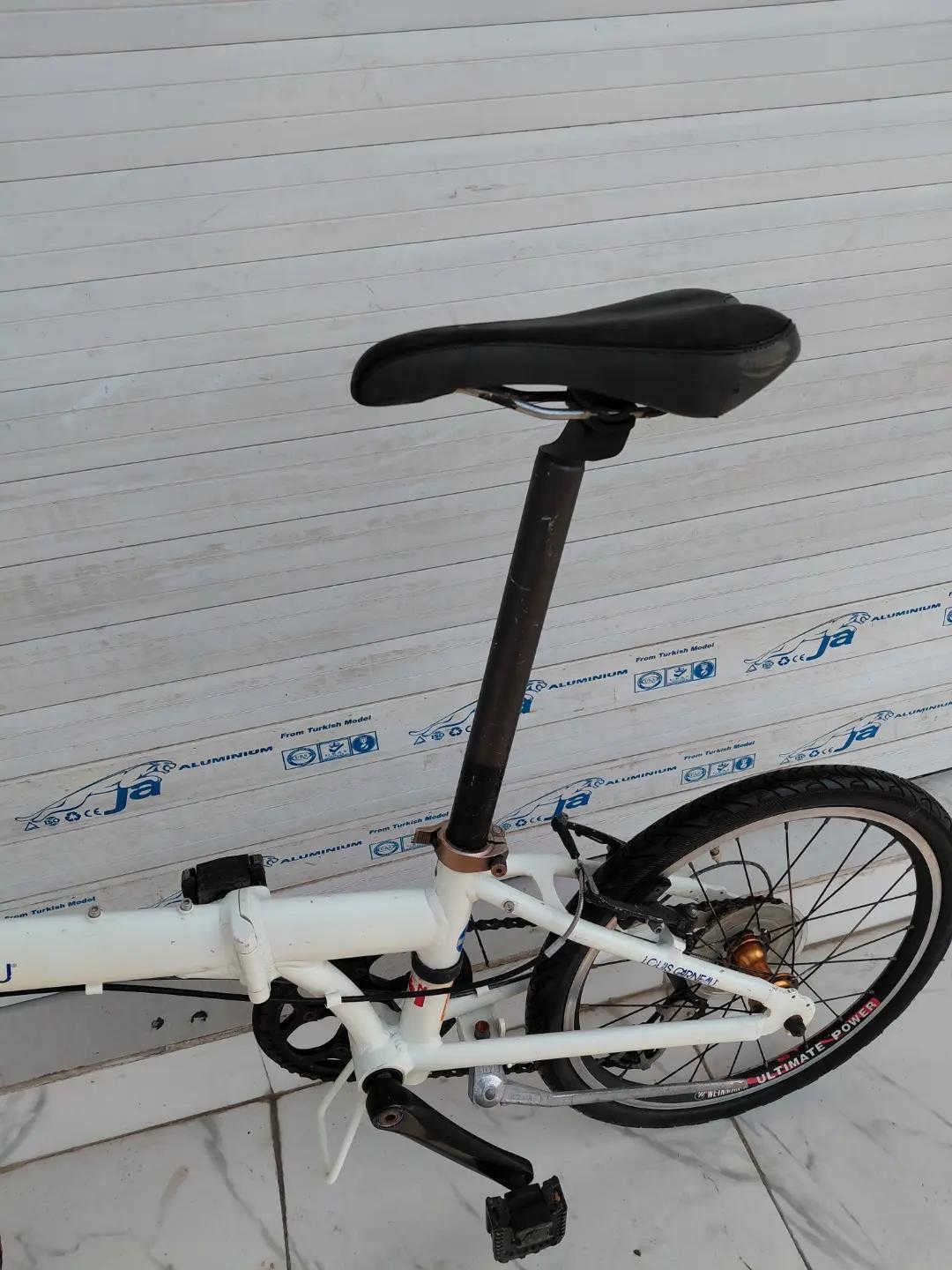 LOUIS GARNEAU FOLDING BIKE حجم 20 المنيوم بالكامل    ✈يوجد توصيل لجميع المحافضات ✈ كركوك مدخل سايدين حي الاسرى والمفقودين  معرض ابو شيفان ( *********** )

