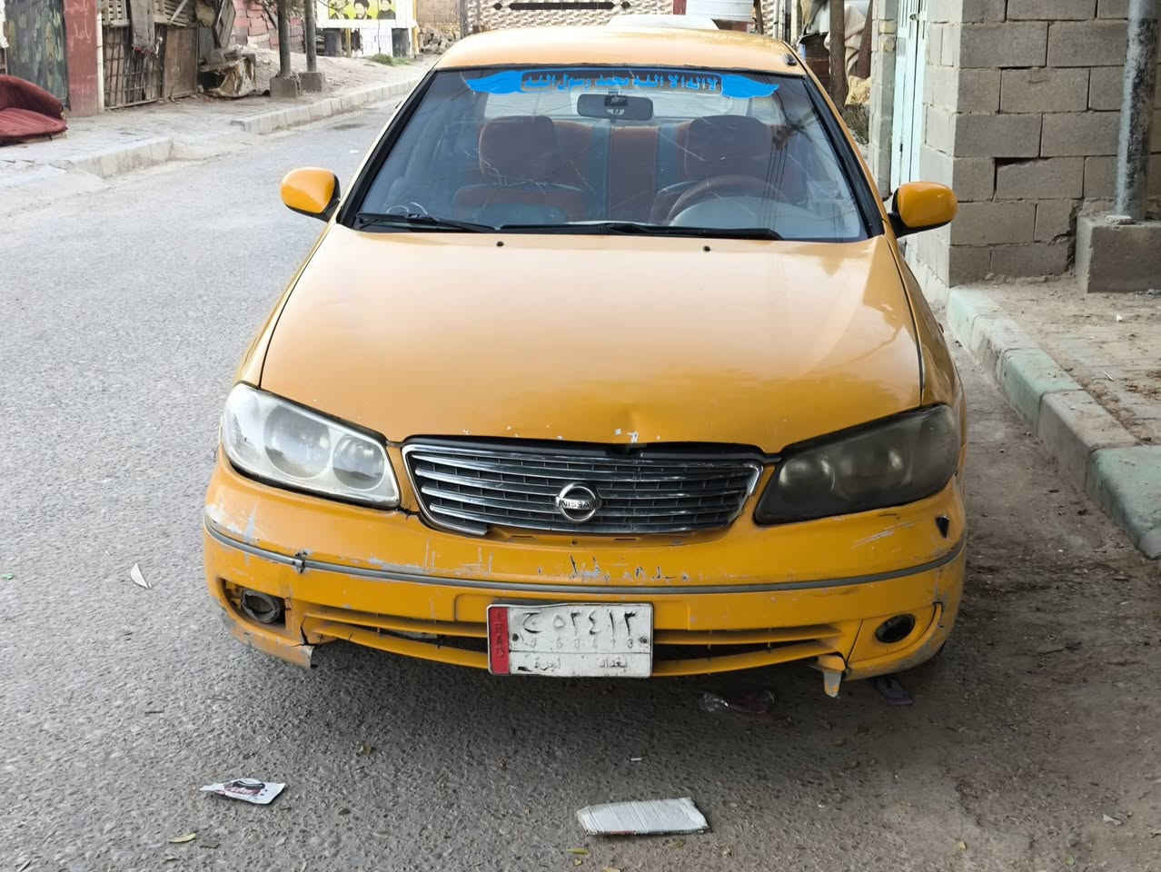 نيسان سني ٢٠٠٥ سياره باسمي مكانها ميسان اني مكلف بلنشر هذا رقم صاحبها *********** سعرها٤٥ وبيها مجال

