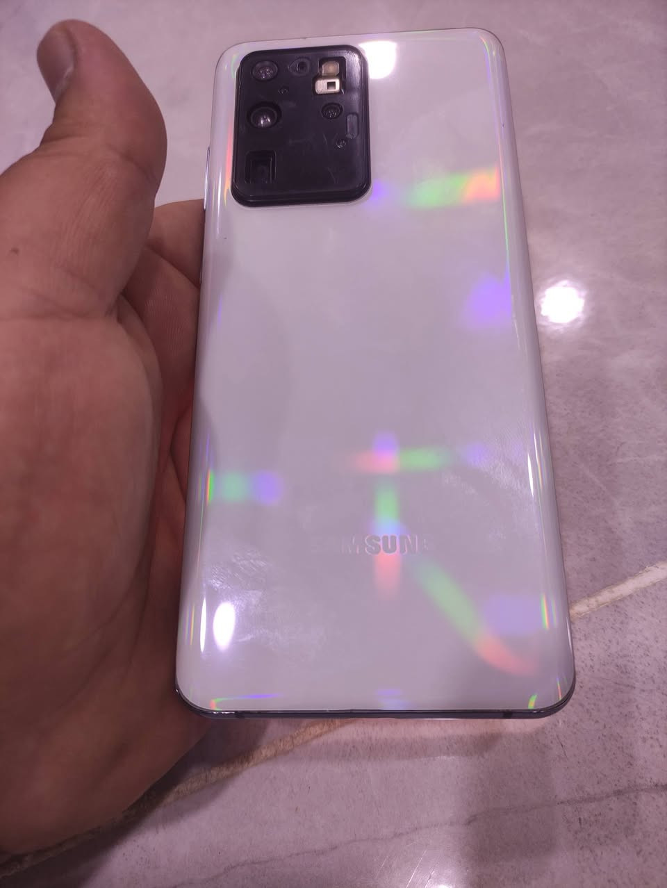 Galaxy S20 Ultra 5G
طبع بشاشة بسيط جهاز  فلاكشب غني عن التعريف اتصال تكنك كامرات كلشي شغال فقط طبع وكفر كامرة خلفية طايحه سعرها 5 بزايد 
خط واحد نسخه امريكي ببجي 90فريم فول سلاسه شحن تكنك كلشي فول 
سعرة 225 وبي مجال بسيط 
مكاني كركوك فيلق 
***********
