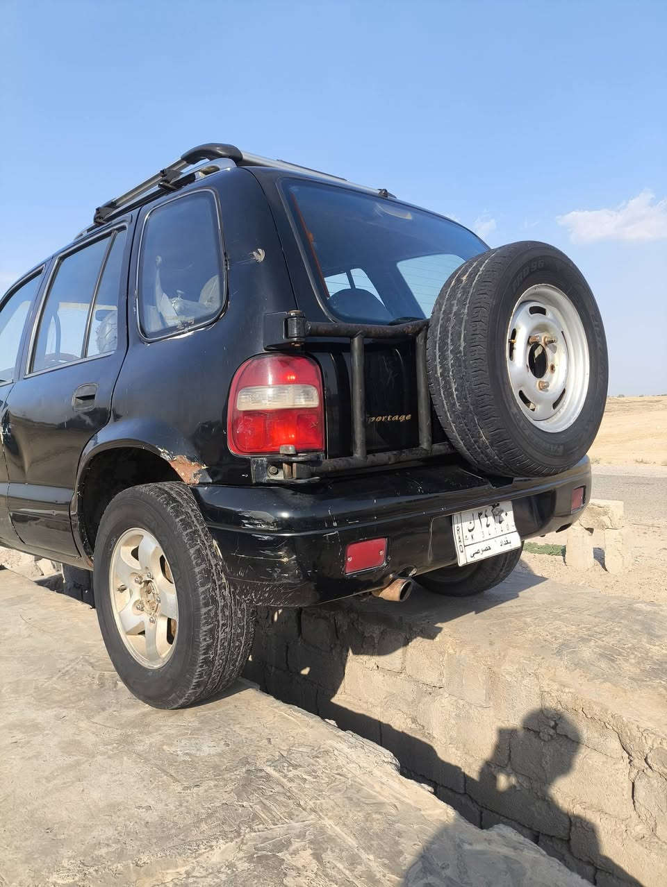 كيا سبورتج 2001
رقم بغداد
تخم تاير نص عمر 
كير محرك تبريد تدفئه كله شغال 
فقط الجام لا يعمل مشكله كنترول 
السعر35 وبي مجال قليل
تحويل ثاني يوم 
***********
