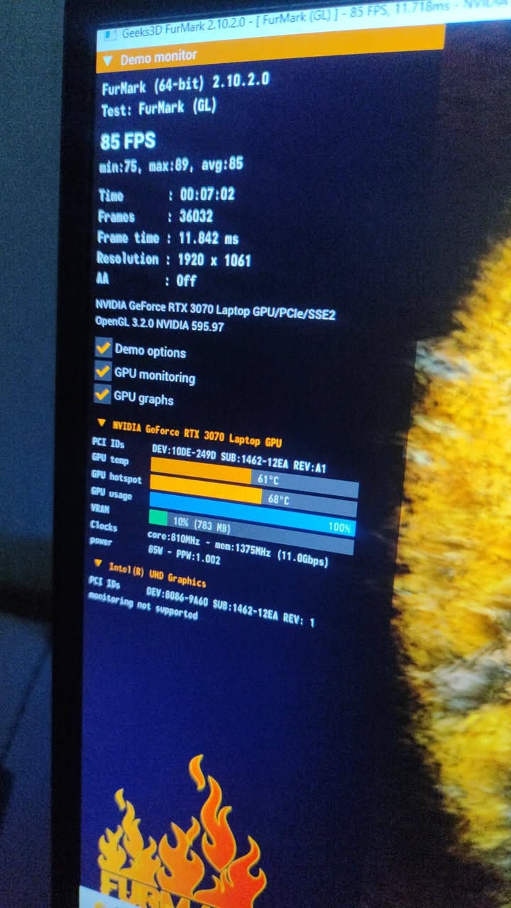 لابتوب كيمنك msi pulse g166
ماكو لعبه بلكون ما يشغلها على اعلى اعدادت

11th Gen Intel(R) Core(TM) i7-11800H @ 2.30GHz NVIDIA GeForce RTX 3070 Laptop GPU (8 GB) ram_16gb_ddr4_3200_x1 بي سلوت بعد للتطوير m.2_nvme_gen3_1tb هم بي سلوت بعد للتطوير

مبدله معجون حراري قبل اسبوع mx6

السعر 1100 -مليون ومية- قفل مكانه بغداد الجديده توصيل ماكو النضافه 95%

تجي تفحص وتاخذها وهذا رقمي ***********
