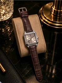 موديل جديد جديد ✨  رجالي كارتير CARTIER 🎩 سير جلد مخيط 🧵 طلاء ثابت 💎 م...