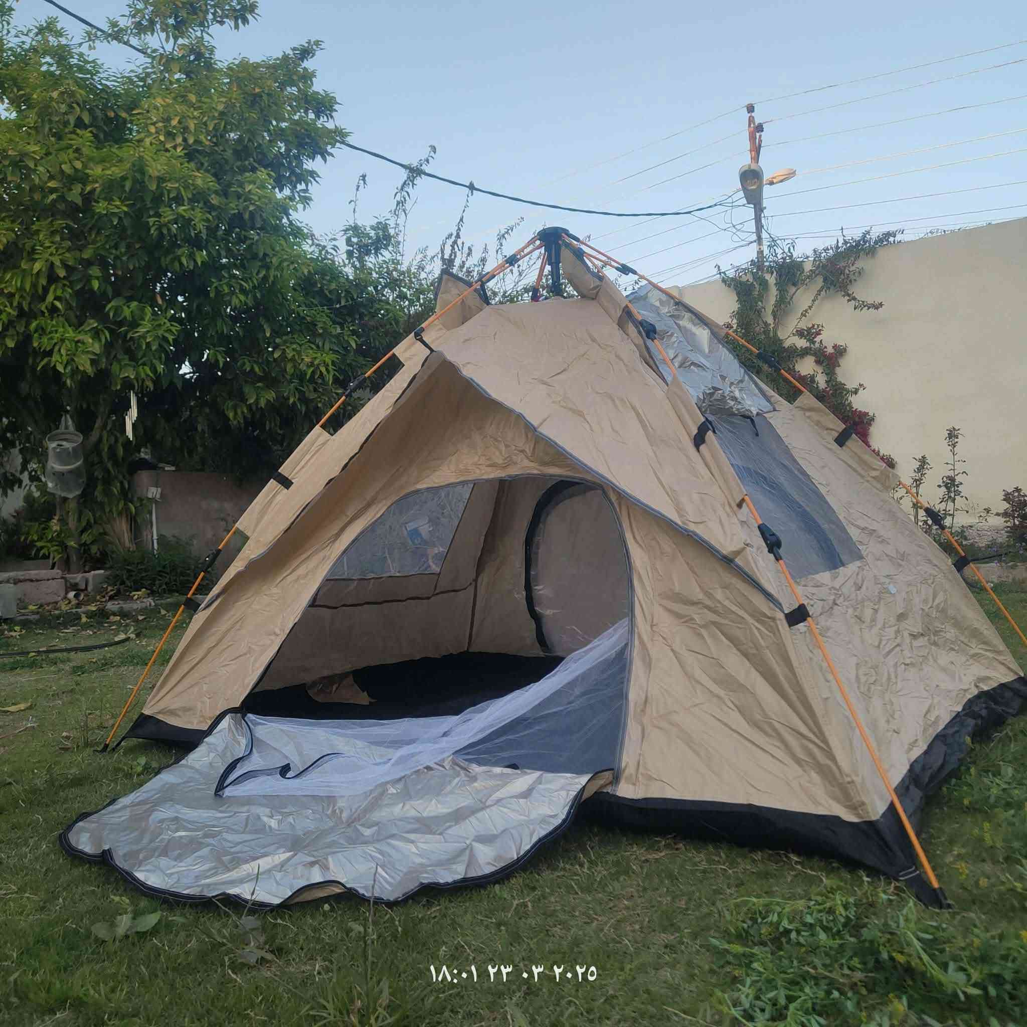 خيمة • ٤ نفرات • بدون توصيل