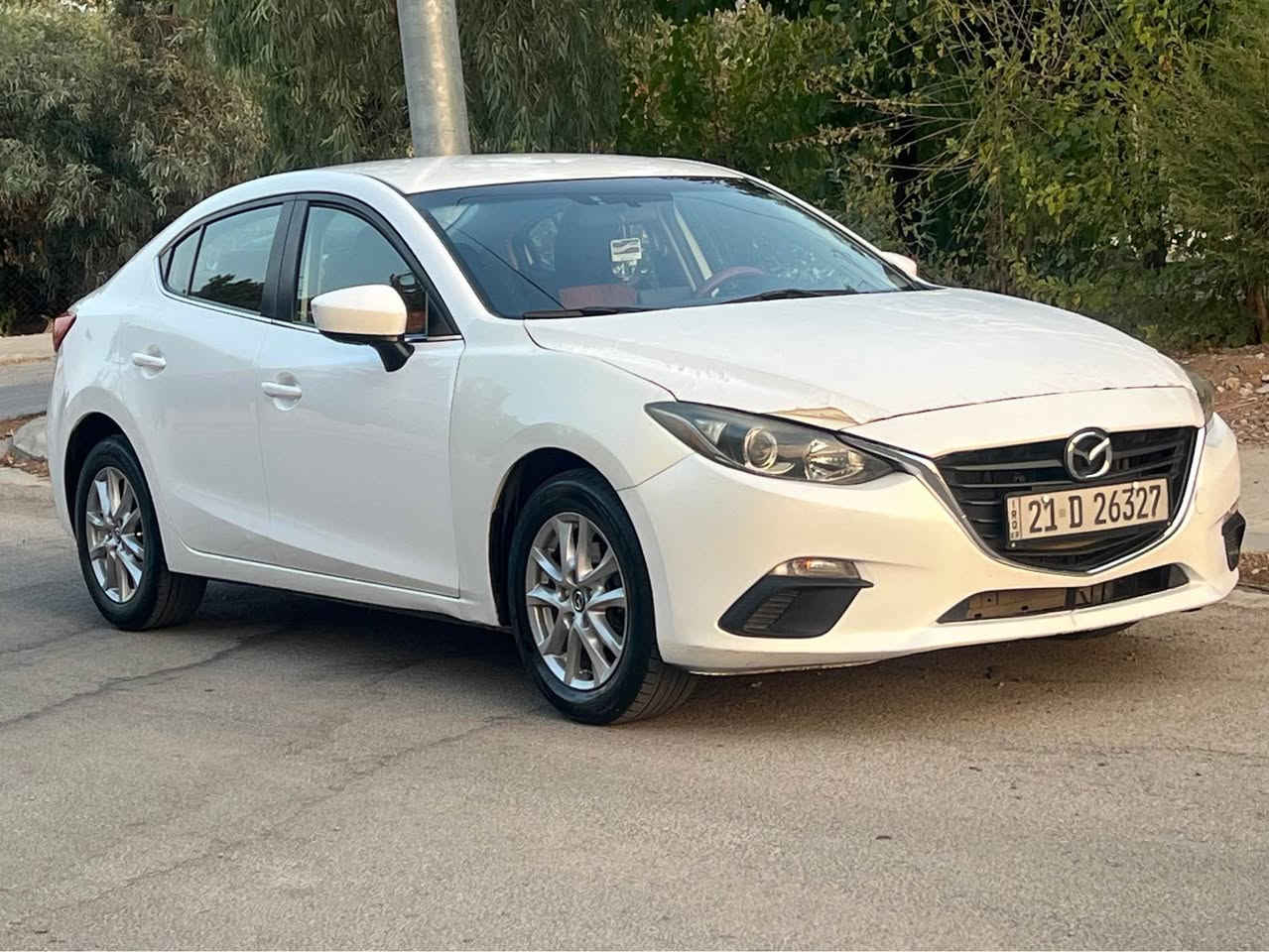 mazda zoom 3 2016
مواسەفات ئەمریکی و مەکینە۲٠
گێڕ ومەکینە و تەقەو ڕەقەی کامل بەشەرت
تازە سێرڤسی کامل کراوە 
هایدرۆلیک و ڕۆنی مەکینە ۱٠ ڕۆژە گۆڕاوە بە شەرتی دە فیتەر
سەیارەهی ماڵە
سەنەوی تازەیە تایەیی تازەیە ۱۳٠ میل ڕۆشتوە
تەحدید سرعە.و سوکان ڤۆلیۆم و شاشە
سیعری ۹۹$مەجالی برایانە
*********** ژ م ت.  خاوەنی
جوابی مەسج نادەمەوە
وێنەی حادیسەکەی نا هێنێ ئێرباگ بەس دەشبڵ نەتەقیوە ئەوانیکە سەستەمە کراوە
بۆنیدو چەمەلەخی سەکن بۆ یاخە وکەمێک ناوی گرتوە السليمانية, العراق
