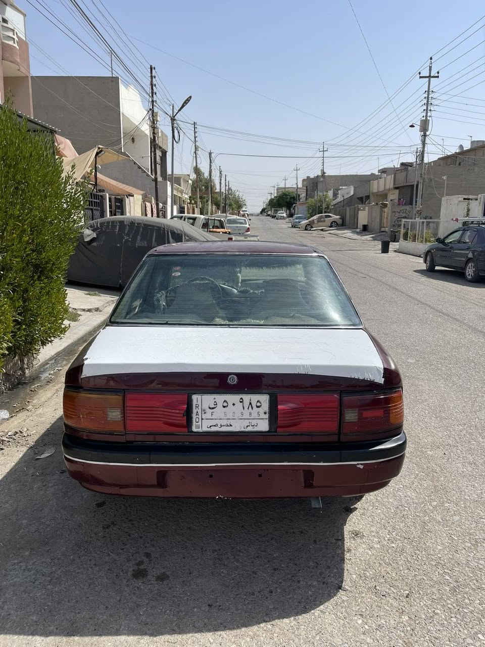 مازدا ٣٢٣ مؤديل ١٩٩٢ گير اتؤماتيك مه كينه ٨و به خ سه نه وى و ئه وه ليات به شه رت گيرو مه كينه به شه رت كاره باى و ته قه و ره قه ى به شه رت شوين هه ولير نرخى ٢٠ وه ره قه 
و كه ميك مه جال ژ. م*********** أربيل, العراق
