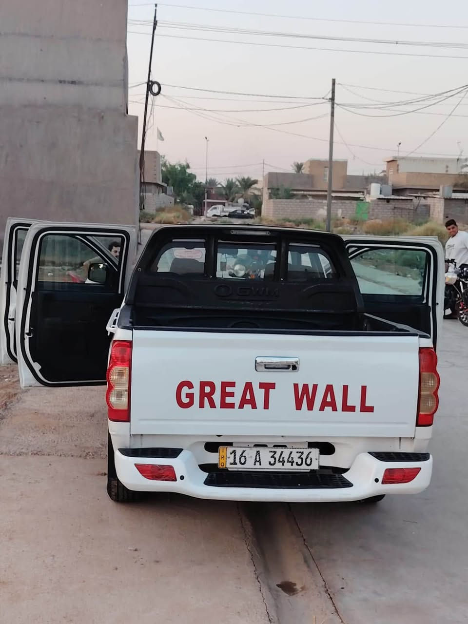 كريت وال موديل ٢١كير محرك تبريد مكفول رقم قادسيه انكليزي بابا البدي مبدل فقط البقيه مكفوله تخم تاير صدر امامي خلفي جديد  سيارة جديد ***********
