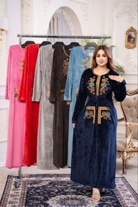دشداشة نسائي • مخمل سوفت • مقاسات L-3XL