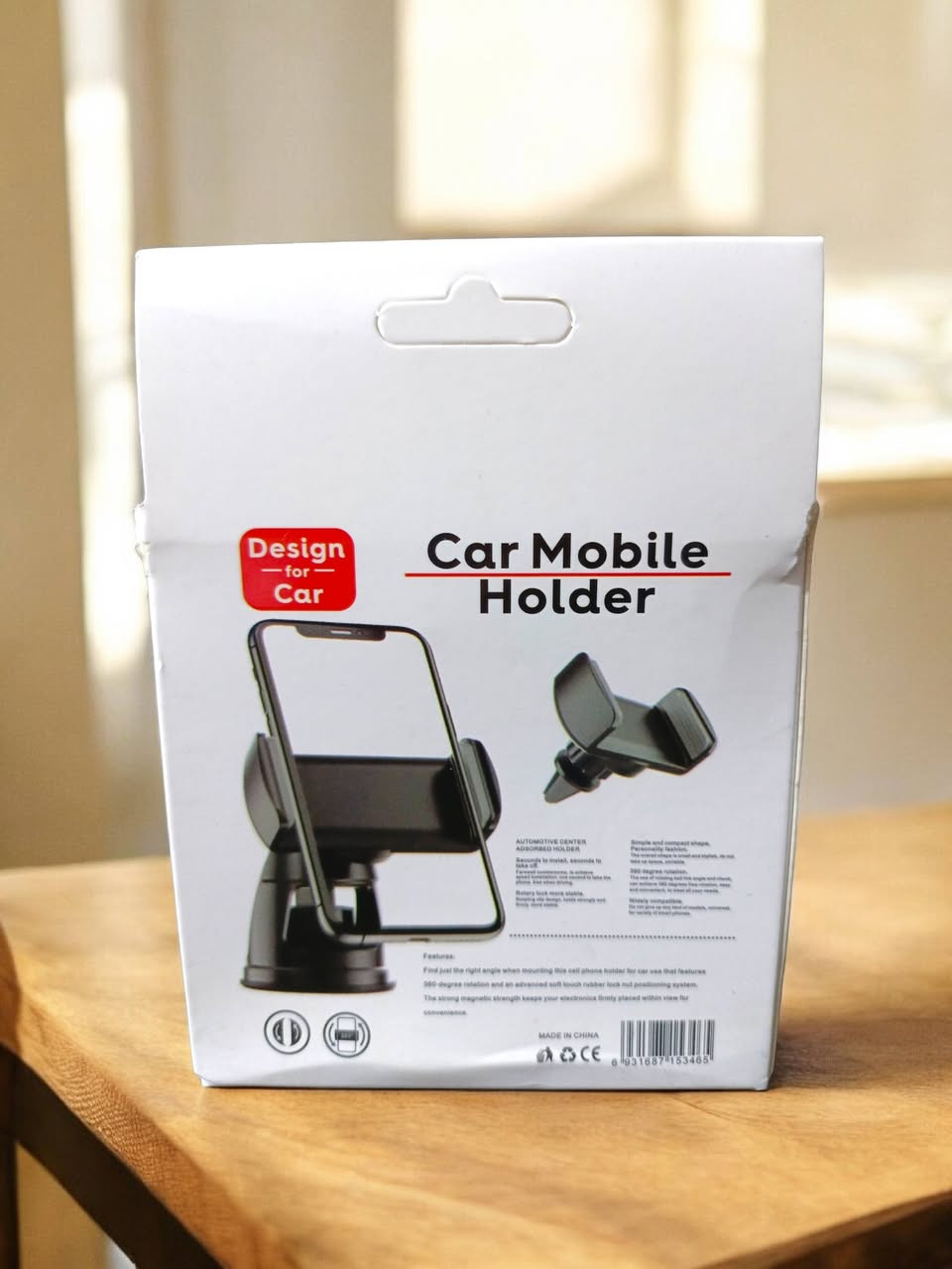 اجعل طريقك أسهل مع Car Mobile Holder، الحامل الذكي المصمم ليوفر لك الثبات التام والزاوية المثالية أثناء القيادة.

ستاند جوال للسيارة بـ 360 درجة.
مصمم بقاعدة شفط قوية جداً تعمل بنظام تفريغ الهواء
​ رؤية غير محجوبة + ثبات عالي.
​"ثبّت هاتفك.. ركّز في طريقك.. واستمتع برحلتك!"

للتواصل والطلبات عبر الخاص أو واتساب 📞
***********
