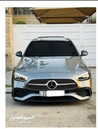 c300  2022  فول مواصفات ١/١ قطعة وحدة صبغ  كت amg  ماشية ٥٢ الف السعر ...