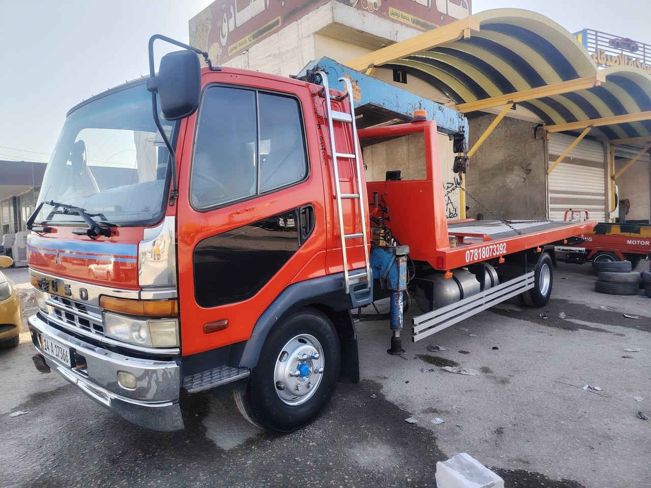 فوصه كرين +سطحه للبيع سياره جاهزه كبل للشغل بدي ٣جكات تسكام حمال كرين ٣طن سوبر زت بيه باج بل كرسي محرك حجم ١٦ عادي بل سنويه كرين نقاذ رقم بصره دولي بسمي غرفه جديده للستفسار ***********

نص مكتوب في الصور:
- ***********