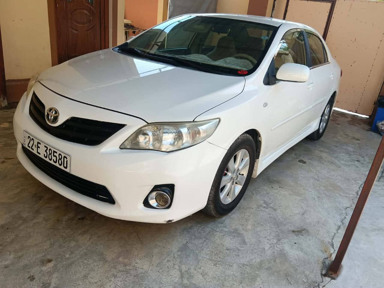 بيع و مراوس كورلا 2013 خليجي
محرك 1600 ما مفتوح
بيه صبغ باب بدون دواخل 
السونار مرفق
السعر 122$
***********
***********
