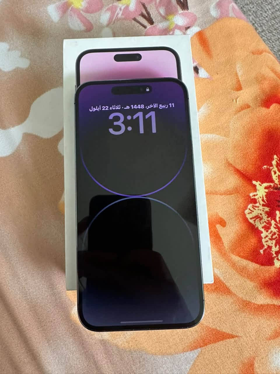 السلام عليكم  iphone 14 pro max جهاز جديد كلش ممفتوح ولا داخل تصليح شرق اوسط باب اول لون بنفسجي كارتونه مالته موجوده بطارية 75 % ذاكره256 السعر850 الف للاتصال ***********
