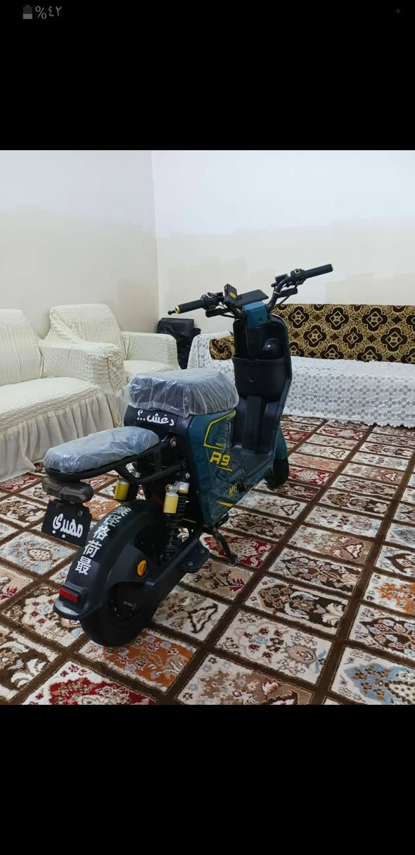 السلام عليكم دراجه شحن R9 موديل ٢٠٢٥ العنوان حمدان بطاريات جدد ملف جديد عقل جديد السعر ٤٠٠الف ***********
