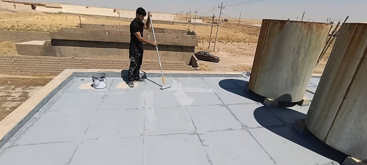 الحمدلله تم اكتمال مغاسل جامع قريه بئر الذهب 
  نوع الماده Roof Coat IP  عازل حراري ومانع رطوبه 2026/8/16
ضمان العازل5 سنوات 
يتوفر لدينا أفضل انواع العوازل
للاستفسار اتصل ***********
