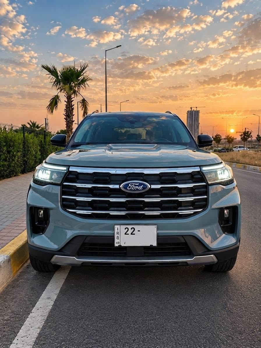 FORD EXPLORER 2025 ACTIVE 
***********
بسمة شغال صندوق شفت رادار  شاشة گةورة كوشين هيتةر ىؤتؤ ستارت دةبل ئةكسل ٣ريز كوشين خةتي جادة رةنگي سيمنت جام رةش  2 پارچةي صبوغة ناوةوةي نةگرتوة بةشةرت ئيرباگي هيچي نةتةقيوة بةشةرت گير و مكينة بشرط ٩٠٠٠كم رؤيشتووة هةموو شتيكي بيلادية أربيل, العراق
