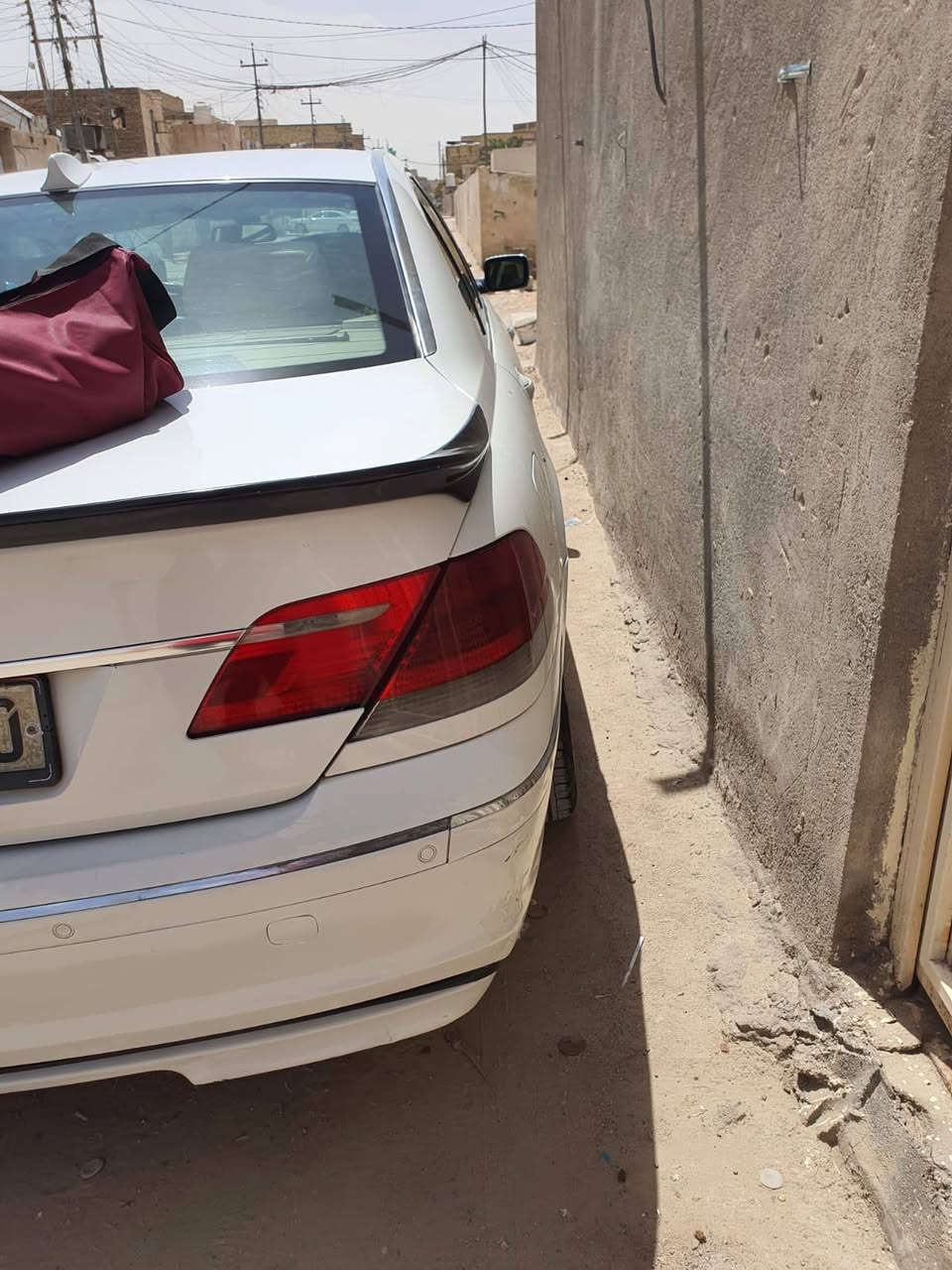 السلام عليكم باخره موديل ٢٠٠٨ سيارة خليجي BMW بيها طخات ومبدل باب فقط نفس الون سيارة صوليه رقم أربيل مداور ثاني يوم السعر 132 وبيه مجال مكان السياره ناصريه رقم صاحب لسياره ***********
