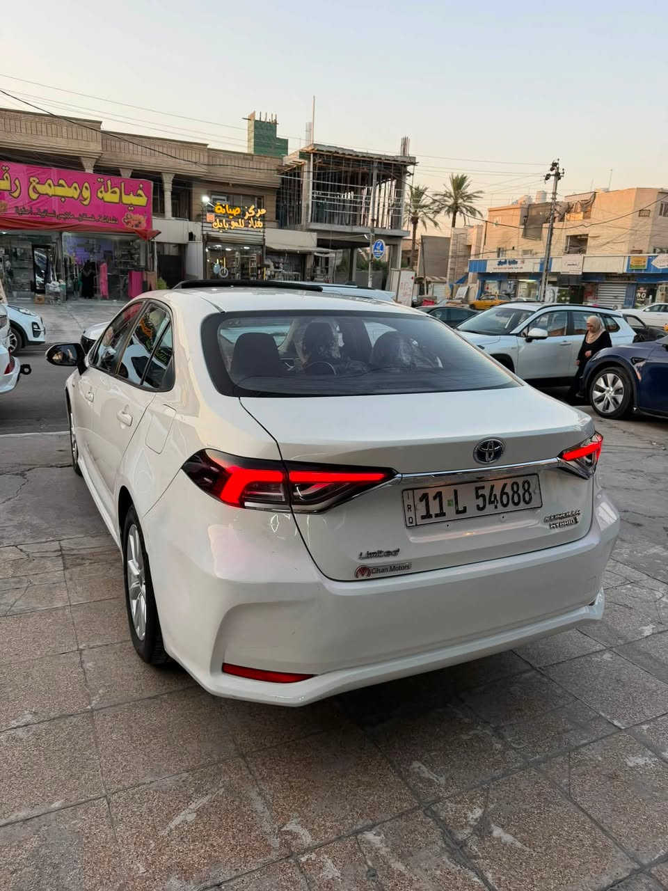 كورلا هايبرد 2024 سياره جديده بصمه  فوول موصفات سنويه بأسمي ماشيه 36 الف  بيه صبغ  ربع الدعاميه الخلفيه بيهpdr   بلداير مال جاملغ الخلفي بسيط جدا ..
عنوان الغزاليه  ..
السعر ..150..  وبيه مجال بسيط  
***********
