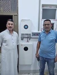 طاقة شمسية • بطارية ١٠ كيلوواط • تنصيب منظومات
