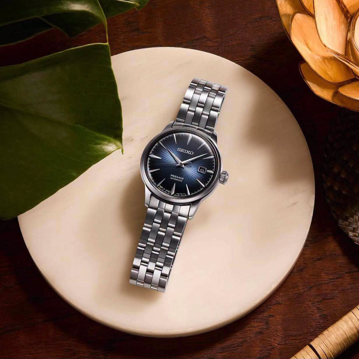Seiko

Presage Automatic

متوفر وكالة ضمان سنة 

قطر 40.5

اوتوماتيك 

احتياطي الطاقة 41 ساعة 

23 حجر 

زجاج مقاوم للخدوش والصدمات 

مقاوم للماء 50 متر 

ماكنة كشف 

توجد خدمة توصيل 

***********

نص مكتوب في الصور:
- kairowatchesph